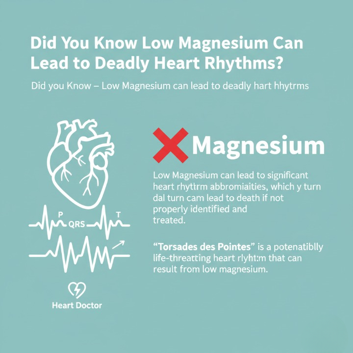 Did You Know Low Magnesium Can Lead to Deadly Heart Rhythms?