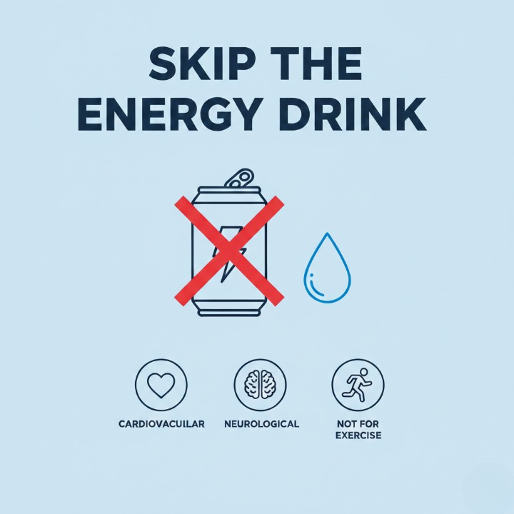 Skip the Energy Drinks, Focus on Hydration